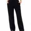 Isabel Wide Leg Sweatpants - Black -Blakely Clothing Store LEAD3304BLACK06D