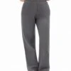 Isabel Wide Leg Sweatpants - Charcoal -Blakely Clothing Store LEAD3304CHARCOAL06D