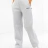 Amelie Wide Leg Sweatpants - Marl Grey