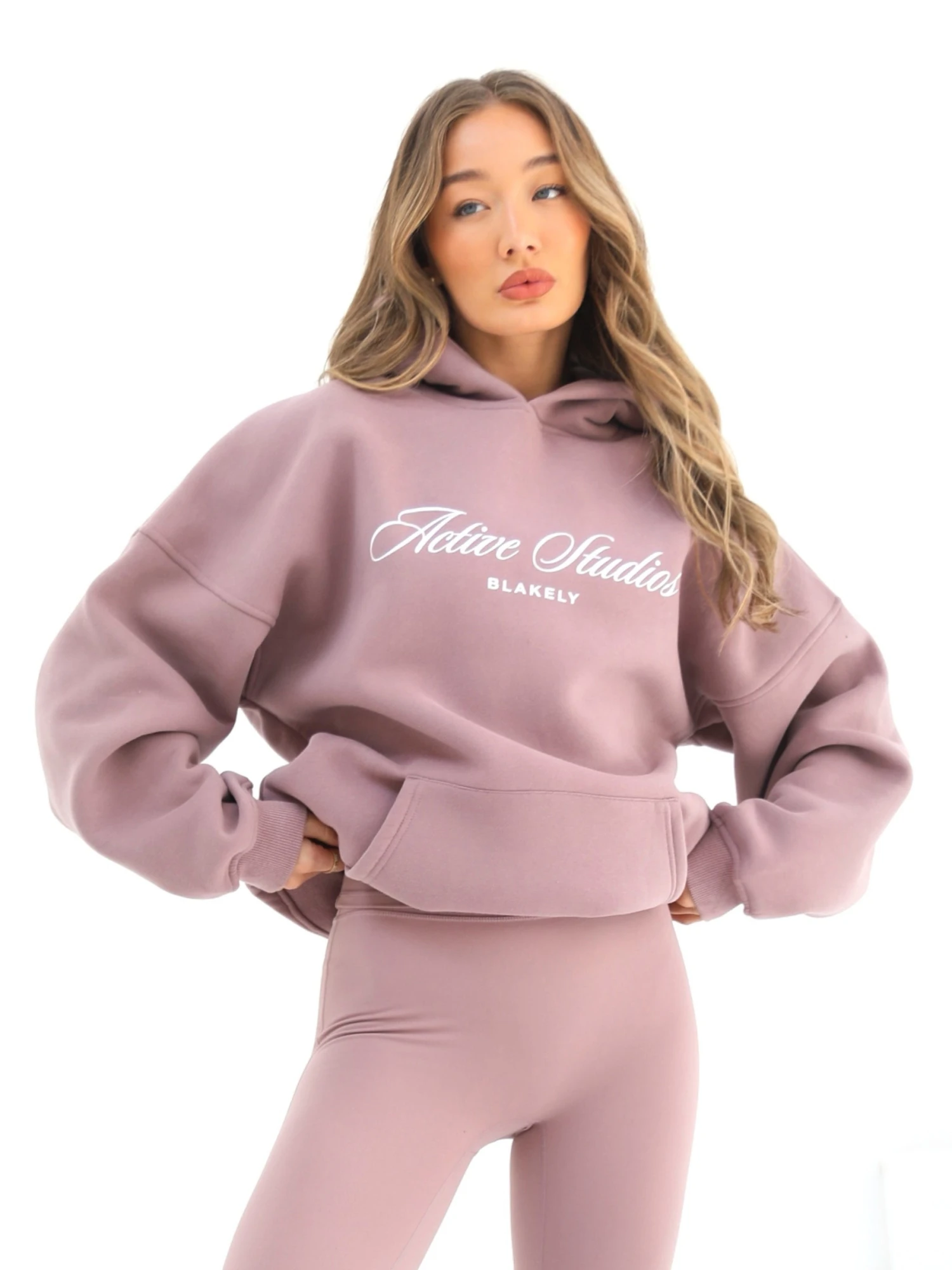 Off Duty Oversized Hoodie - Dusty Pink 1 Off Duty Oversized Hoodie - Dusty Pink