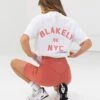 NYC Oversized T-Shirt - White & Sunrise Coral -Blakely Clothing Store LEADD bd2395bc 5570 4e6e a814 58ca918a6b16