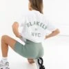 NYC Oversized T-Shirt - White & Sage Green -Blakely Clothing Store LEADD cba9c9aa 7fb6 403d 9aaa 8d6235c9ef81