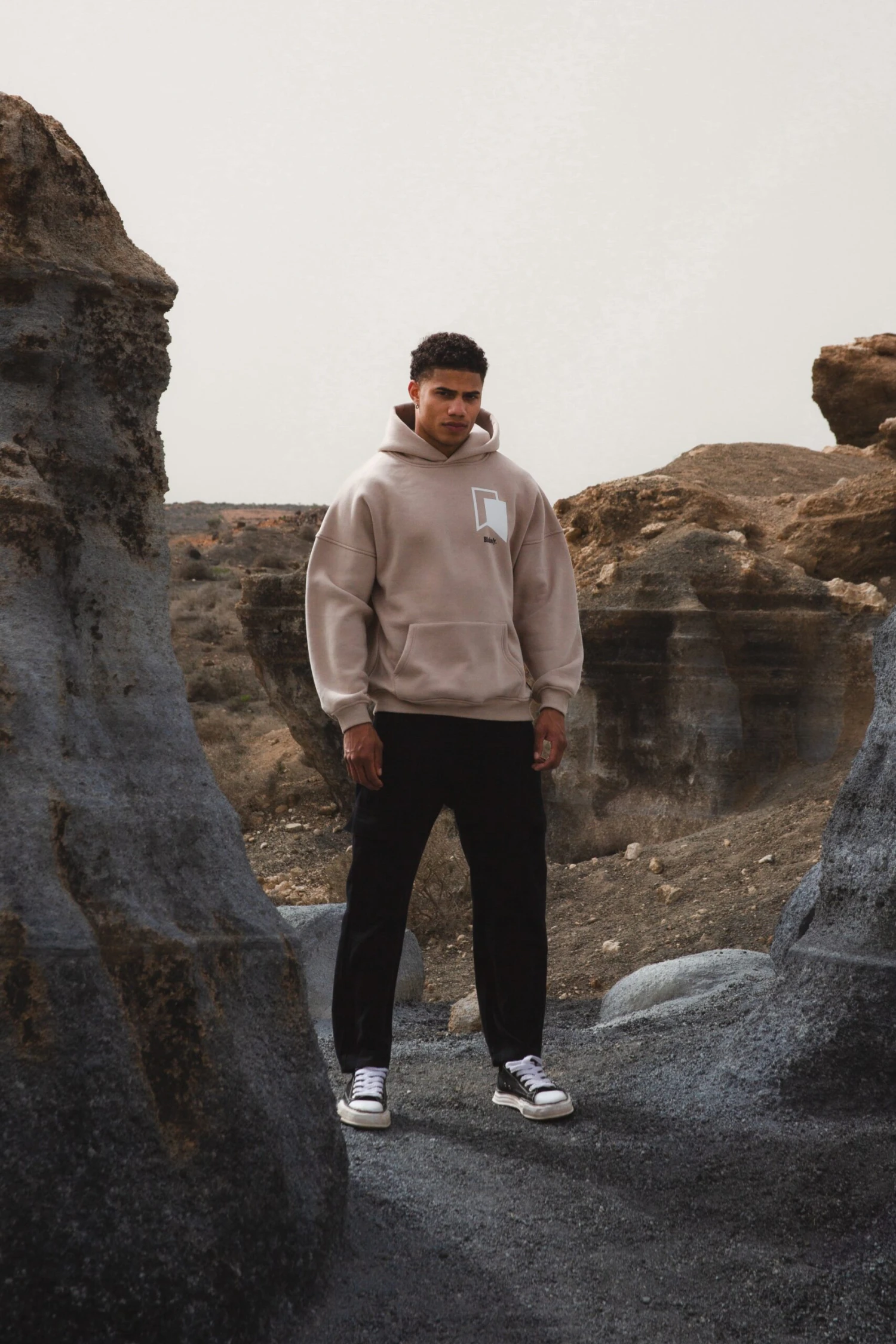 Revolve Relaxed Hoodie - Tan 3 Revolve Relaxed Hoodie - Tan - Image 3