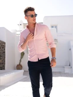 Castilla Long Sleeve Shirt - Pink -Blakely Clothing Store MENSSHIRTSBRANDD 14