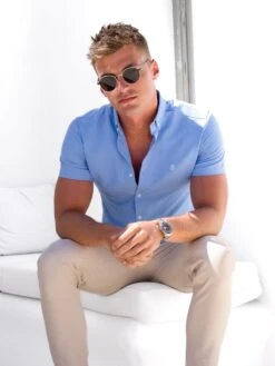 Canberra Short Sleeve Shirt - Light Blue -Blakely Clothing Store MENSSHIRTSBRANDD 9 38686acd e9be 4497 be25 f454cde3bad6