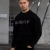 Studio Relaxed Jumper - Tonal Black -Blakely Clothing Store MONOBRANDMENSD 1