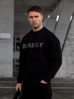 Studio Relaxed Jumper - Tonal Black