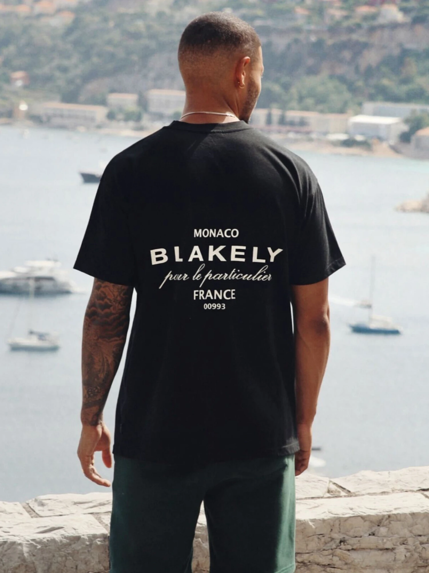 Monaco Relaxed T-Shirt - Black 1 Monaco Relaxed T-Shirt - Black