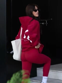 Isabel Oversized Hoodie - Cherry Red 8 Isabel Oversized Hoodie - Cherry Red -Blakely Clothing Store NY86BRANDD 1