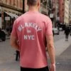 Men's Coral NYC Relaxed Graphic T-Shirt - Heritage Varsity Style -Blakely Clothing Store NYC86BRANDD 1 641fbfeb 73f4 4a4a a5d7 468720445074
