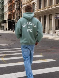 NYC Relaxed Hoodie - Sage Green -Blakely Clothing Store NYC86BRANDD 1 c8b50db6 2c58 4396 9687 b776df1a1784