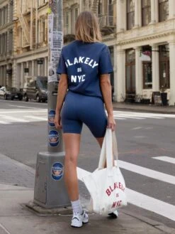 NYC Oversized T-Shirt - True Navy 8 NYC Oversized T-Shirt - True Navy -Blakely Clothing Store NYC86BRANDD 35