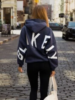 Isabel Oversized Hoodie - True Navy -Blakely Clothing Store NYC86BRANDD 39