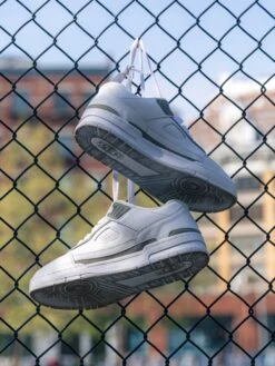 Pacer 610 Trainers - White & Brown -Blakely Clothing Store PACER610BRANDD 8