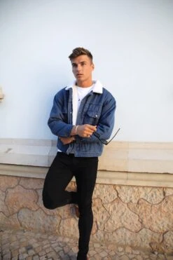 Raleigh Denim Jacket - Blue -Blakely Clothing Store Photo08 09 2022 31730pm