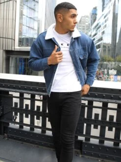 Raleigh Denim Jacket - Blue -Blakely Clothing Store RaleighblueD