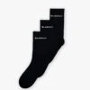 Blakely Socks 3 Pack - Black -Blakely Clothing Store S8S3 BLACK 3PACK LEAD