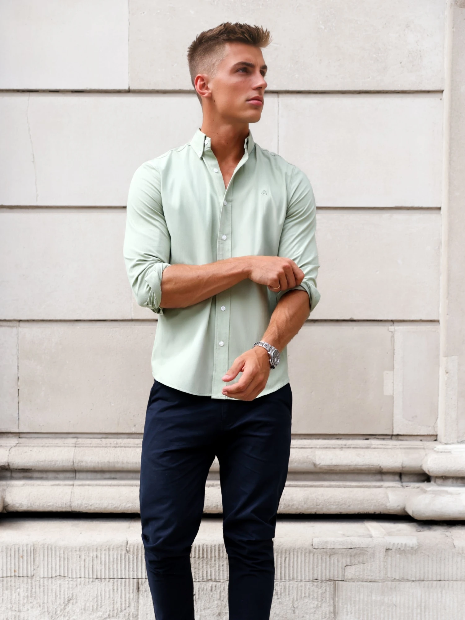 Sedona Slim Fit Shirt - Sage Green 4 Sedona Slim Fit Shirt - Sage Green - Image 4