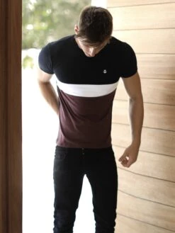 Sioux T-Shirt - Black, White & Burgundy 6 Sioux T-Shirt - Black, White & Burgundy -Blakely Clothing Store SIOUX 2 Copy