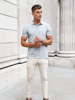 Sonoma Polo Shirt - Grey 10 Sonoma Polo Shirt - Grey -Blakely Clothing Store SONOMAGREYBRANDD 1