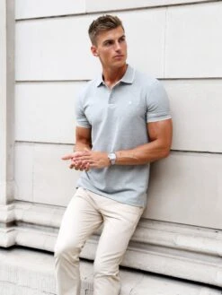 Sonoma Polo Shirt - Grey 9 Sonoma Polo Shirt - Grey -Blakely Clothing Store SONOMAGREYBRANDD 2