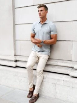 Sonoma Polo Shirt - Grey 8 Sonoma Polo Shirt - Grey -Blakely Clothing Store SONOMAGREYBRANDD