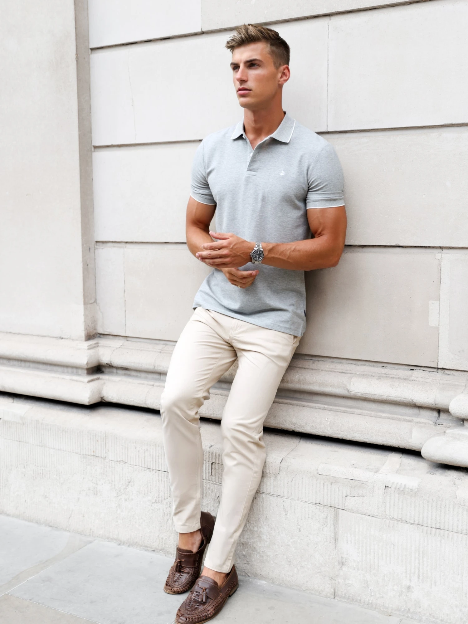 Sonoma Polo Shirt - Grey 3 Sonoma Polo Shirt - Grey - Image 3