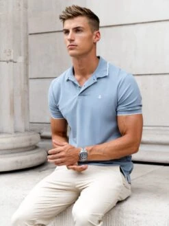 Sonoma Polo Shirt - Blue -Blakely Clothing Store SONOMAblueBRANDD