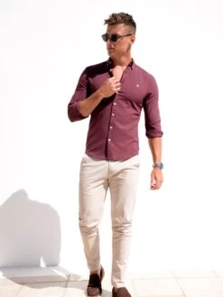 Maidstone Long Sleeve Shirt - Burgundy 11 Maidstone Long Sleeve Shirt - Burgundy -Blakely Clothing Store SUMMERMENSBRAND1D 8 4ae3aea5 2b25 4925 b2cd d3a578559de2