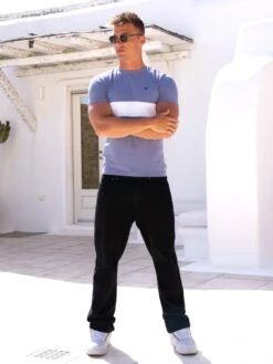 Rhode T-Shirt - Blue & White 8 Rhode T-Shirt - Blue & White -Blakely Clothing Store SUMMERMENSBRANDD 1