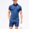 Sorrento Polo & Shorts Set - Navy