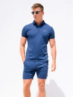 Sorrento Polo & Shorts Set - Navy