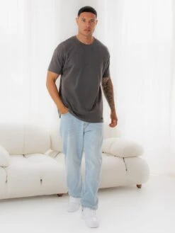 Otis Relaxed T-Shirt - Charcoal -Blakely Clothing Store TABBRANDD 5