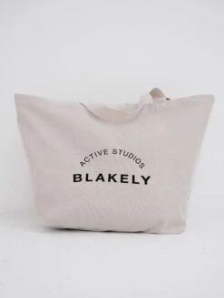 Active Studios Tote Bag - Natural -Blakely Clothing Store Tote1 02D
