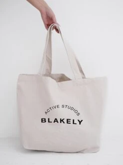 Active Studios Tote Bag - Natural -Blakely Clothing Store Tote1 03D