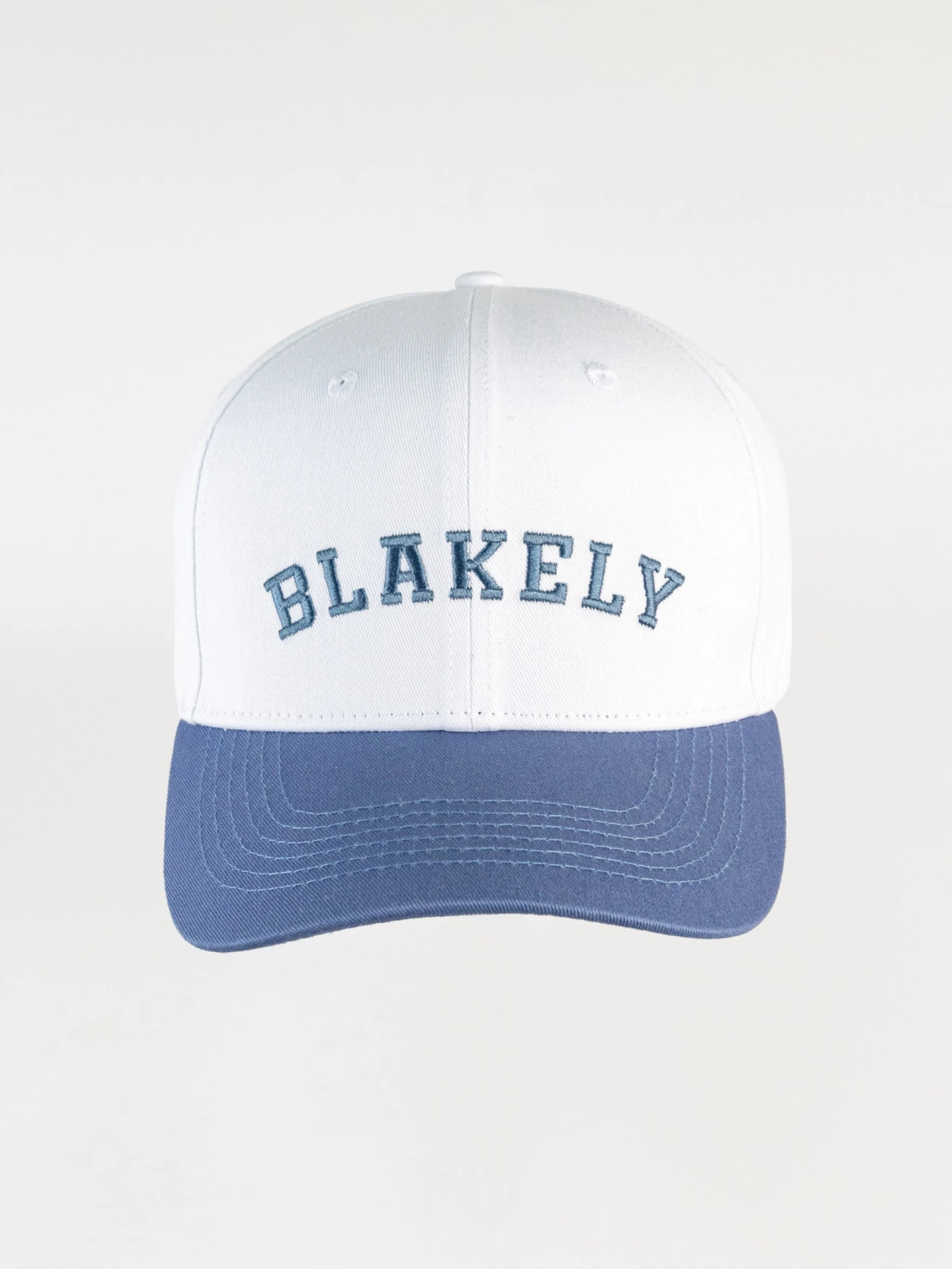 Varsity Cap - Blue & White 2 Varsity Cap - Blue & White - Image 2