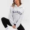 Varsity Oversized Hoodie - Marl White -Blakely Clothing Store VARSITYMARLWHITE
