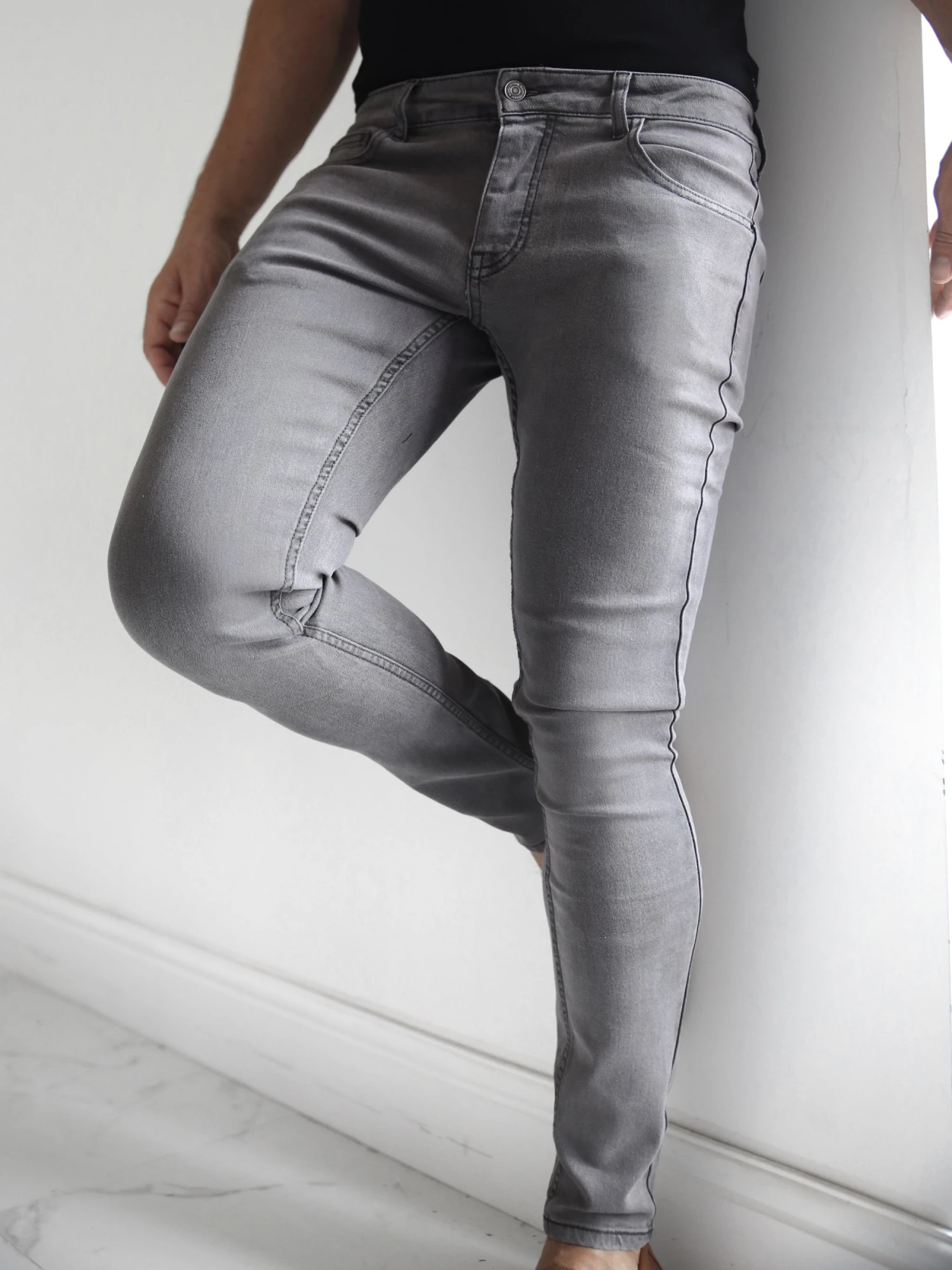 Vol. 7 Skinny Jeans - Grey 2 Vol. 7 Skinny Jeans - Grey - Image 2