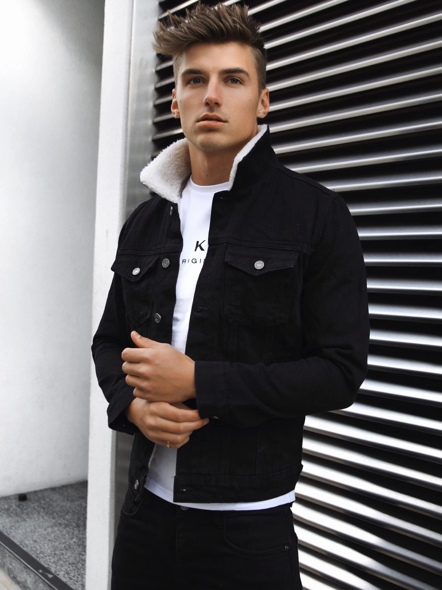 Vancouver Denim Jacket - Black 1 Vancouver Denim Jacket - Black