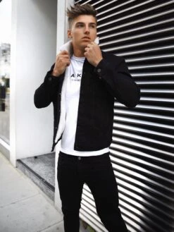 Vancouver Denim Jacket - Black 6 Vancouver Denim Jacket - Black -Blakely Clothing Store Vancouver3D