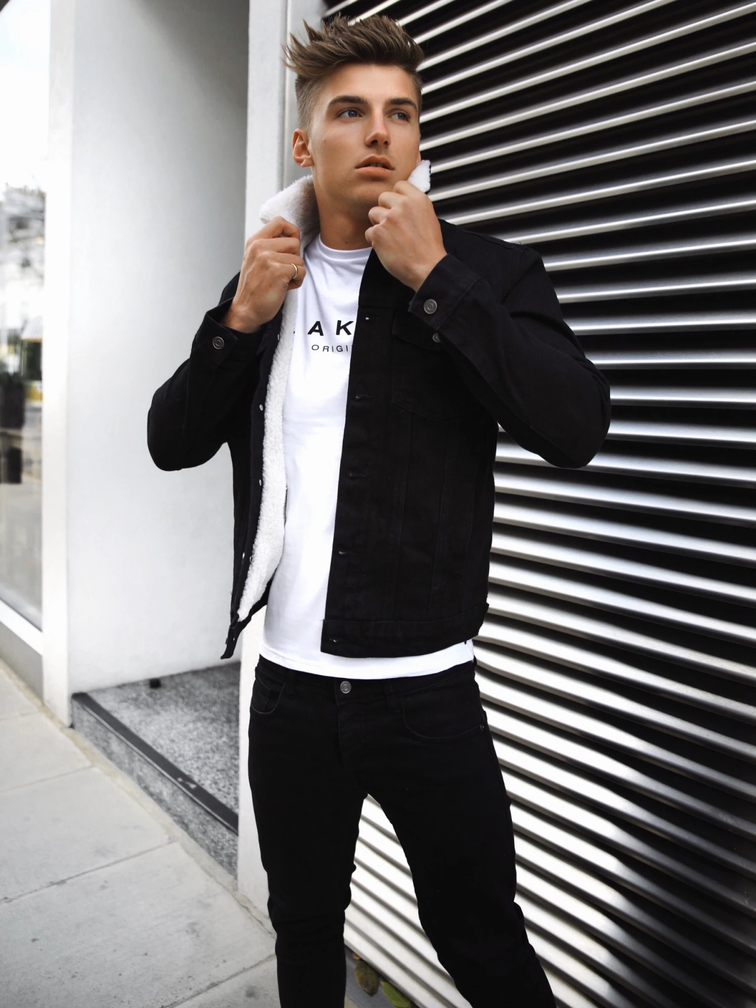 Vancouver Denim Jacket - Black 3 Vancouver Denim Jacket - Black - Image 3