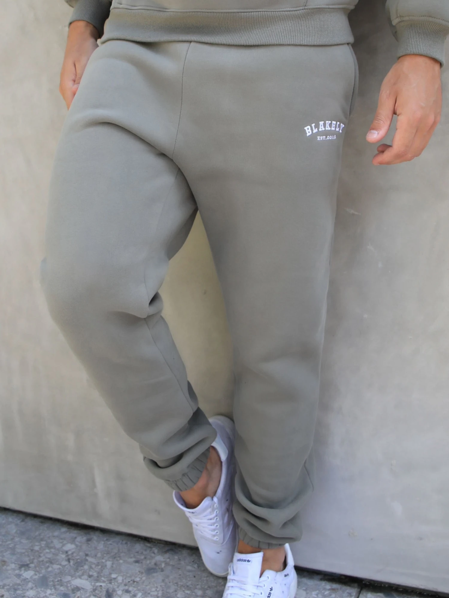 Varsity Relaxed Sweatpants - Safari Green 1 Varsity Relaxed Sweatpants - Safari Green