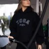 Yoga Oversized Hoodie - Black