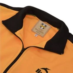 BUKTA Heritage Track Top - Amber with Black Panels & Cuffs -Blakely Clothing Store bukjamb2 2