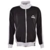 Bukta Track Top Jacket - Black with White Panels & Cuffs -Blakely Clothing Store bukjblk1