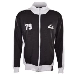 BUKTA Heritage Track Top - Black with White Panels