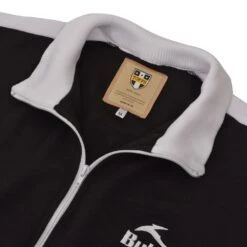 BUKTA Heritage Track Top - Black with White Panels -Blakely Clothing Store bukjblk2 2