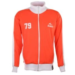 BUKTA Heritage Track Top Red with White Panels and Cuffs