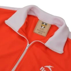 BUKTA Heritage Track Top Red with White Panels and Cuffs -Blakely Clothing Store bukjred2 2