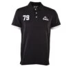 BUKTA Heritage Polo - Black with White Cuffs